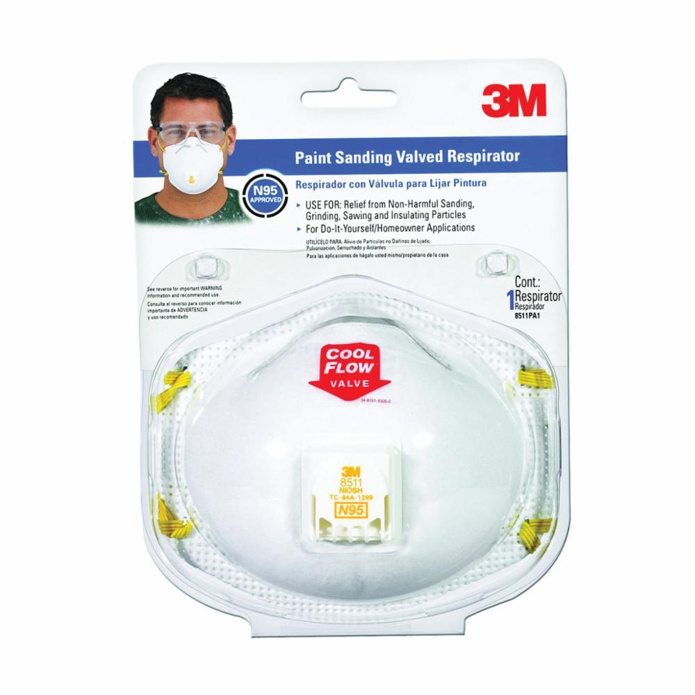 3M TEKK Protection 8511PA1-1/R8511ES Valved Disposable Respirator